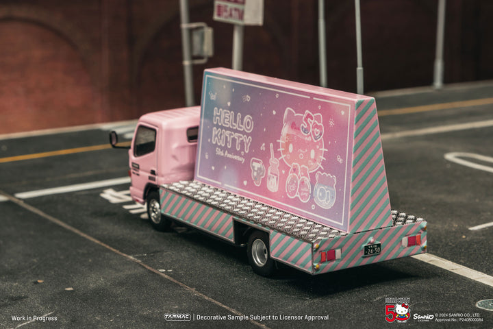 [Preorder] Tarmac Works 1:64 Mitsubishi Fuso Canter Hello Kitty Billboard