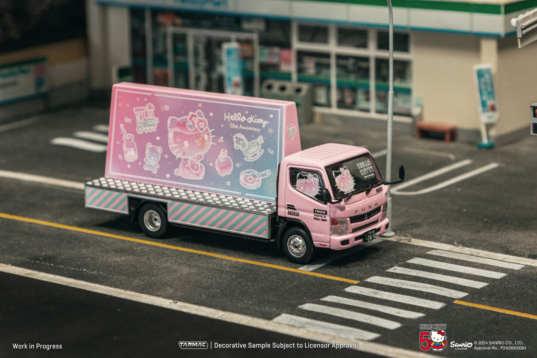 [Preorder] Tarmac Works 1:64 Mitsubishi Fuso Canter Hello Kitty Billboard