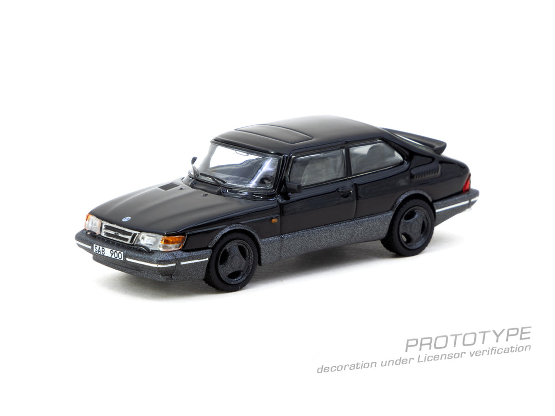 [Preorder] Tarmac Works 1:64 Saab 900 Turbo Black