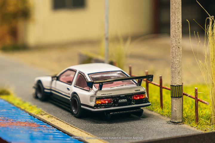 [Preorder] Tarmac Works 1:64 Toyota Sprinter Trueno AE86 Widebody by Jon Sibal Model Car + Trading Cards Combo Set