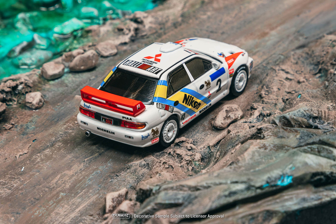 [Preorder] Tarmac Works 1:64 Mitsubishi Lancer Evolution III Hong Kong-Beijing Rally 1995 Winner K. Eriksson / S. Parmander