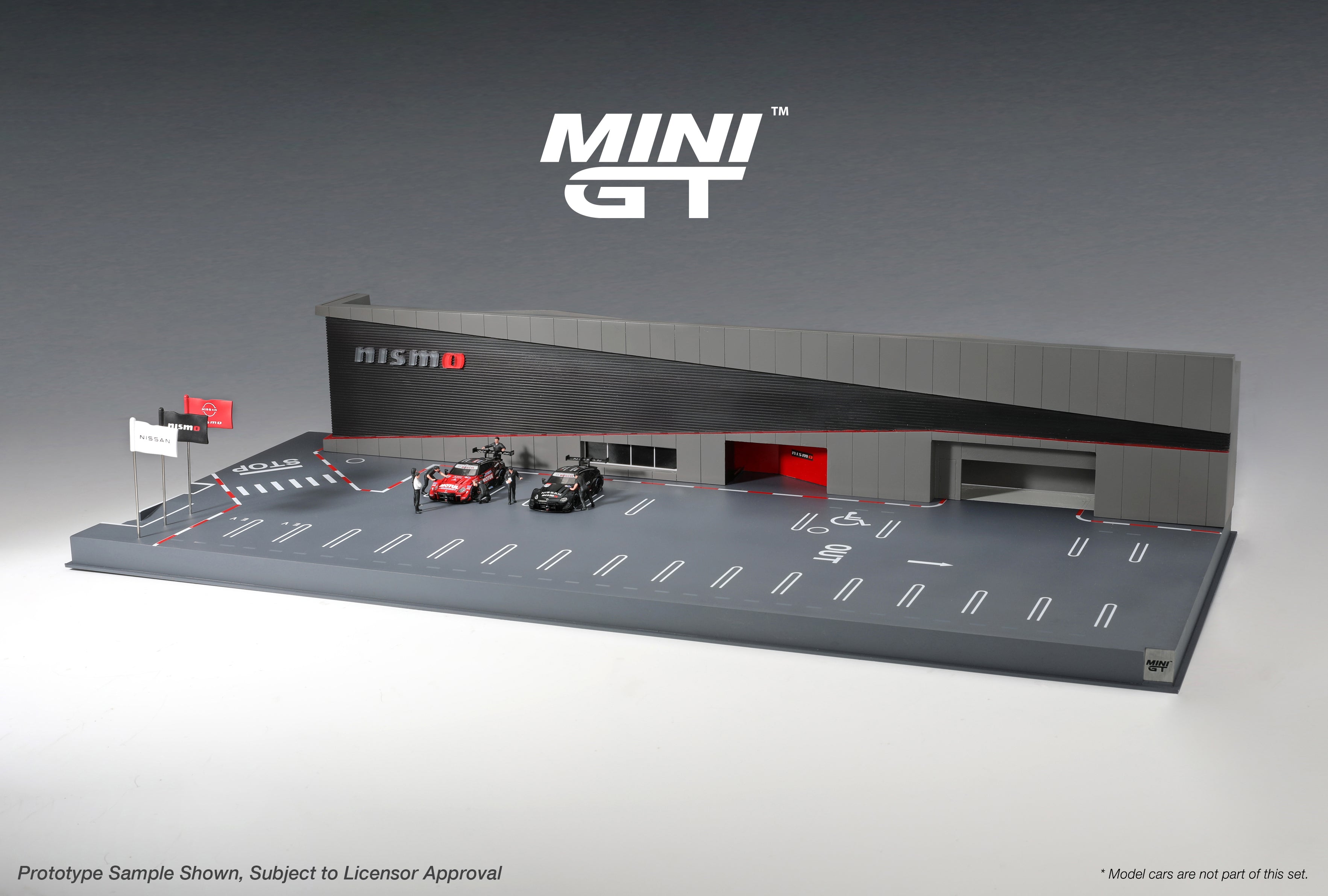 Mini Gt Models Mini GT 1:64 Diorama: NISSAN MOTORSPORTS & CUSTOMIZING CO. NISMO OPERA ...
