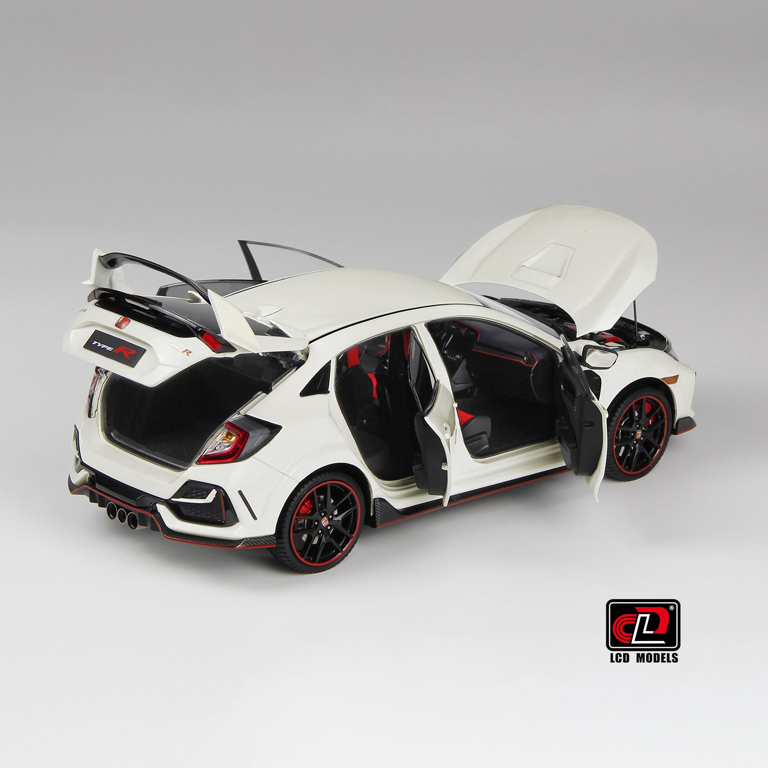 Preorder] LCD 1:18 Honda Civic TYPE-R FK8 - White – Horizon Diecast