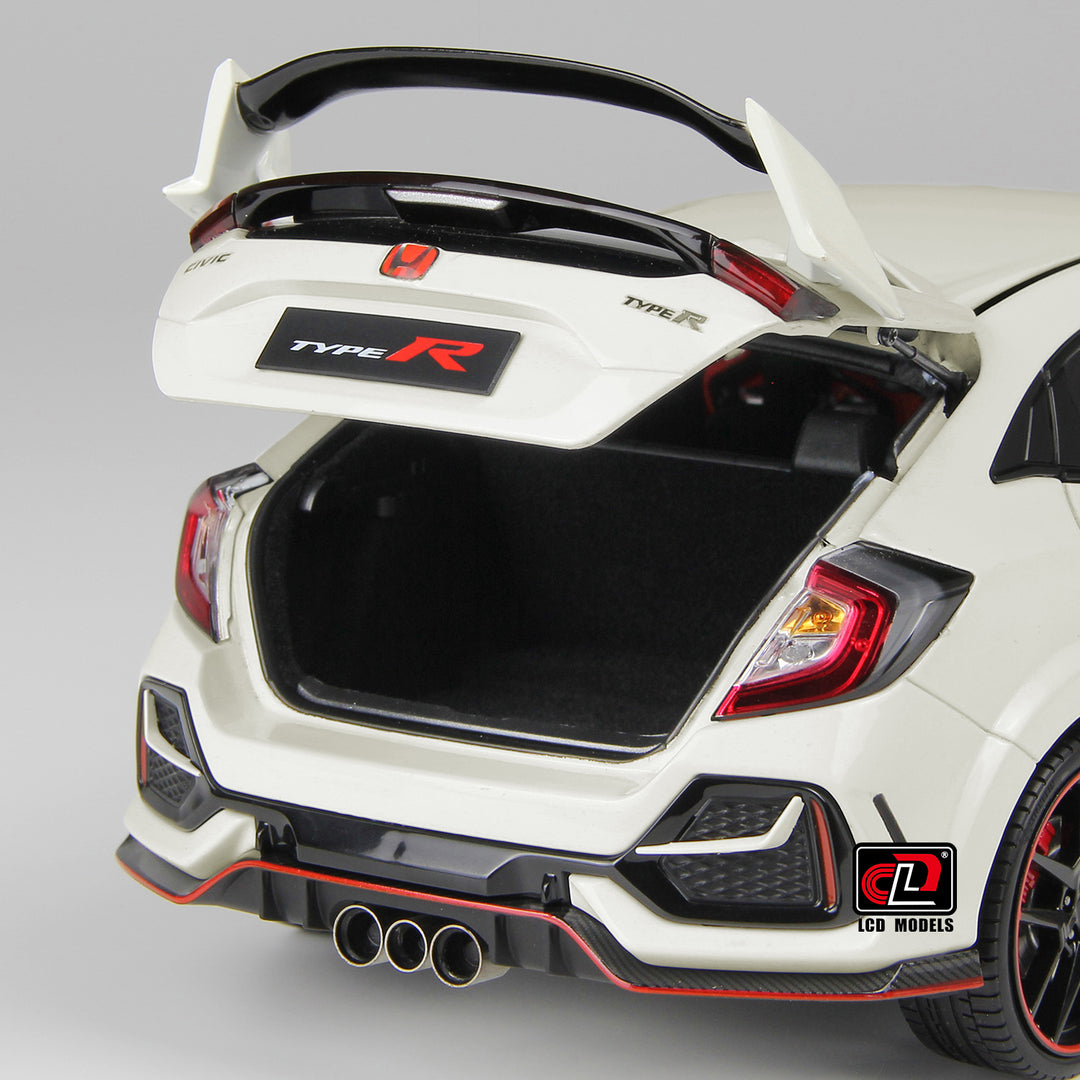 LCD 1:18 Honda Civic TYPE R FK8 - White LCD18005B-GW – Horizon Diecast