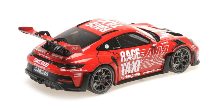 [Preorder] MINICHAMPS 1:18 PORSCHE 911 (992) GT3RS 2024 RED GETSPEED RACE TAXI