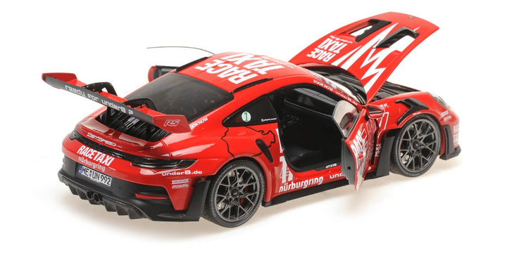 [Preorder] MINICHAMPS 1:18 PORSCHE 911 (992) GT3RS 2024 RED GETSPEED RACE TAXI