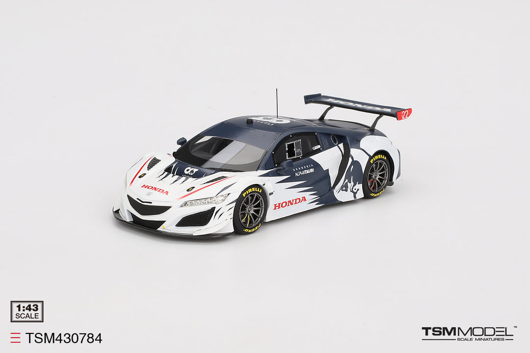 [Preorder] TSM 1:43 Honda NSX GT3 EVO AlphaTauri Yuki Tsunoda 2023 Red Bull Formula Nurburgring