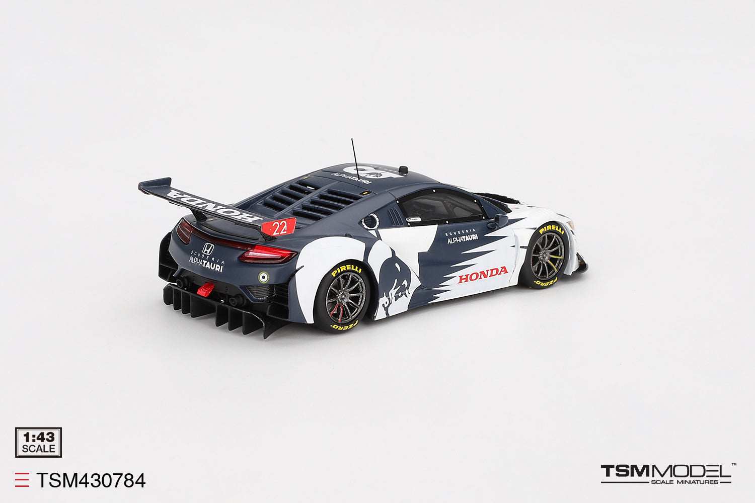 TSM 1:43 Honda NSX GT3 EVO AlphaTauri Yuki Tsunoda 2023 Red Bull