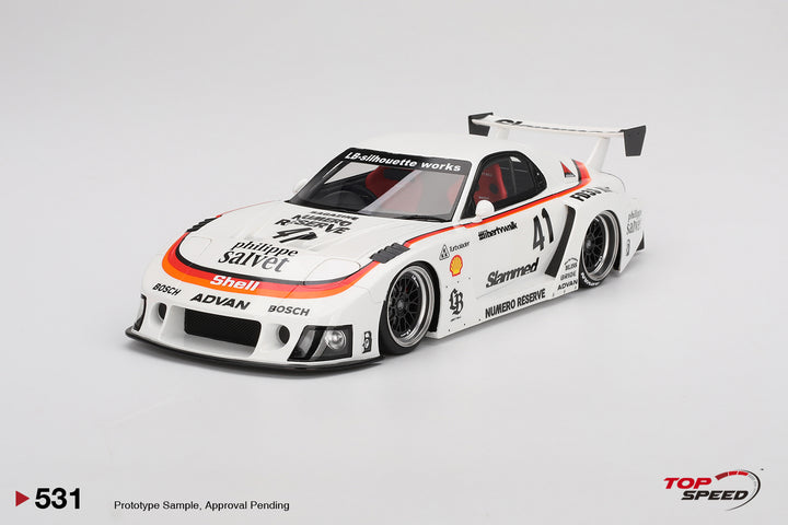 [Preorder] Topspeed 1:18 MAZDA RX-7 LB-Super Silhouette #41 Numero Reserve