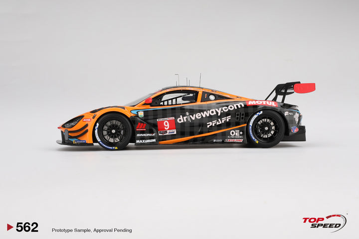 [Preorder] Topspeed 1:18 McLaren 720S GT3 EVO #9 Pfaff Motorsport 2024 IMSA Daytona 24 Hrs