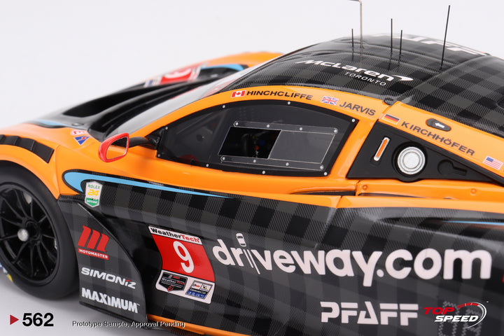 [Preorder] Topspeed 1:18 McLaren 720S GT3 EVO #9 Pfaff Motorsport 2024 IMSA Daytona 24 Hrs