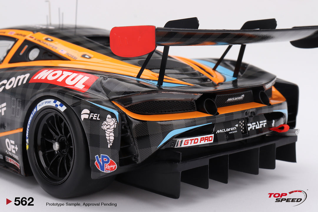 [Preorder] Topspeed 1:18 McLaren 720S GT3 EVO #9 Pfaff Motorsport 2024 IMSA Daytona 24 Hrs