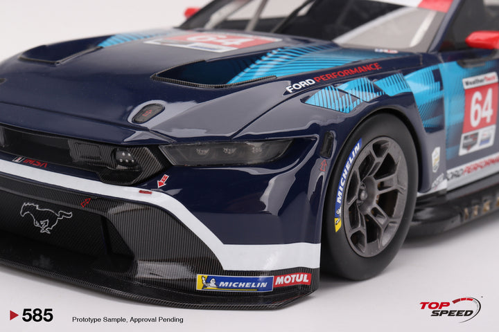 [Preorder] Topspeed 1:18 Ford Mustang GT3 #64 Ford Multimatic Motorsports 2024 IMSA Daytona 24 Hrs