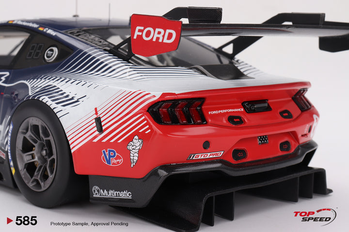 [Preorder] Topspeed 1:18 Ford Mustang GT3 #64 Ford Multimatic Motorsports 2024 IMSA Daytona 24 Hrs