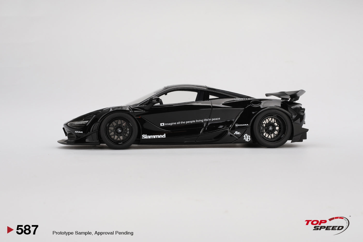 Topspeed 1:18 McLaren 720S LB Works Black TAS 2024 – Horizon Diecast