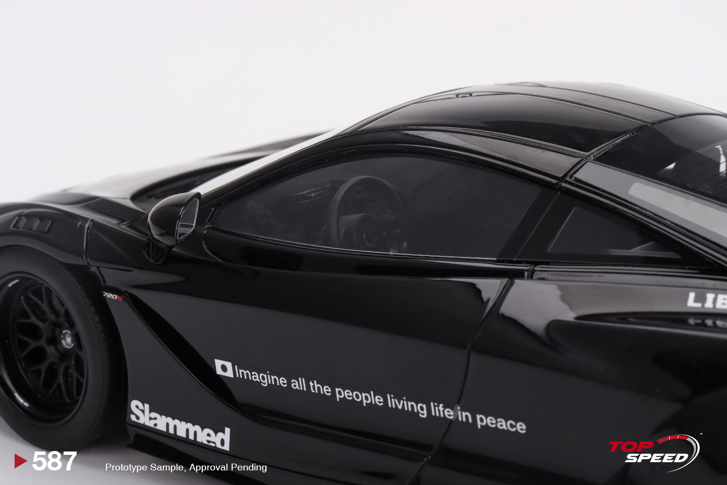Preorder] Topspeed 1:18 McLaren 720S LB Works Black TAS 2024