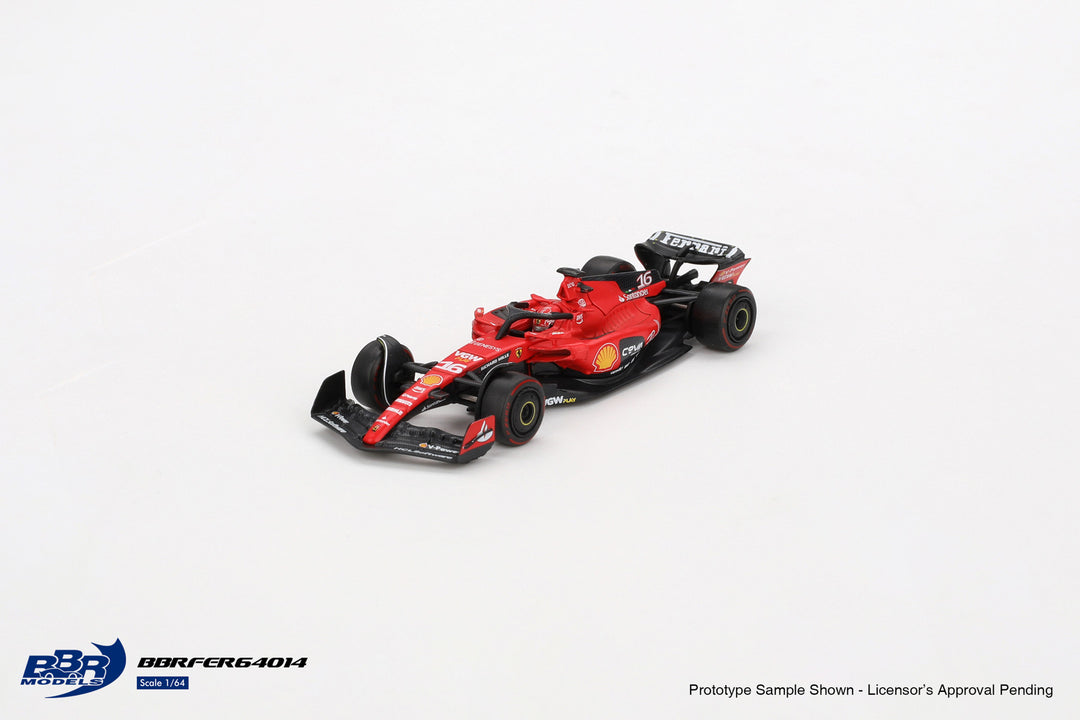 [Preorder] BBR Model 1:64 Ferrari SF23 #16 C. Leclerc 2023 Bahrain GP