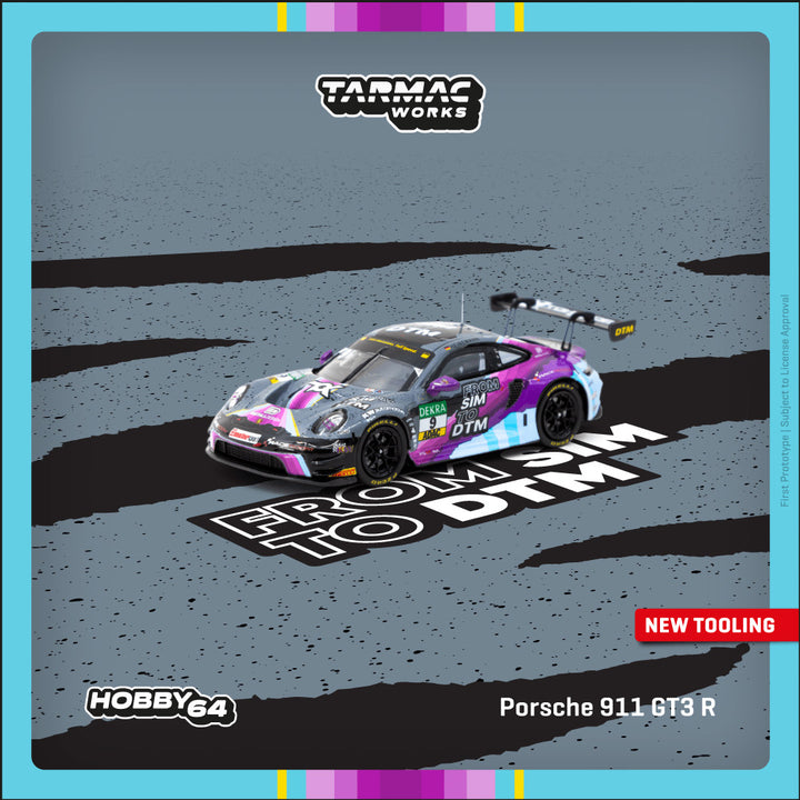 [Preorder] Tarmac Works 1:64 Porsche 911 GT3 R DTM 2023 Tim Heinemann