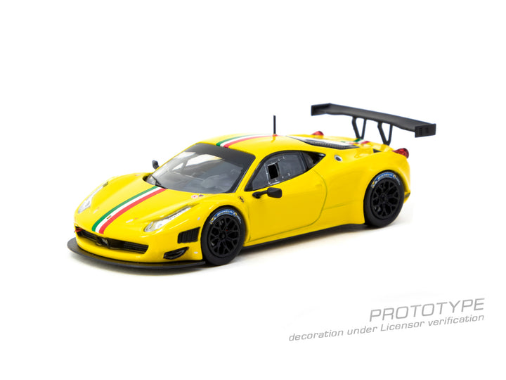 [Preorder] Tarmac Works 1:64 Ferrari 458 Italia GT3 Yellow T64R-073-YL