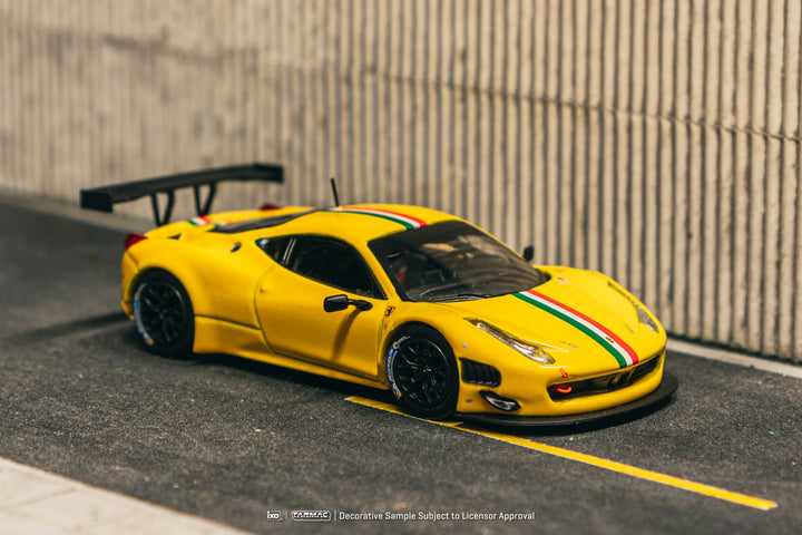 [Preorder] Tarmac Works 1:64 Ferrari 458 Italia GT3 Yellow T64R-073-YL