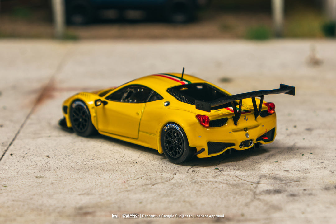 [Preorder] Tarmac Works 1:64 Ferrari 458 Italia GT3 Yellow T64R-073-YL