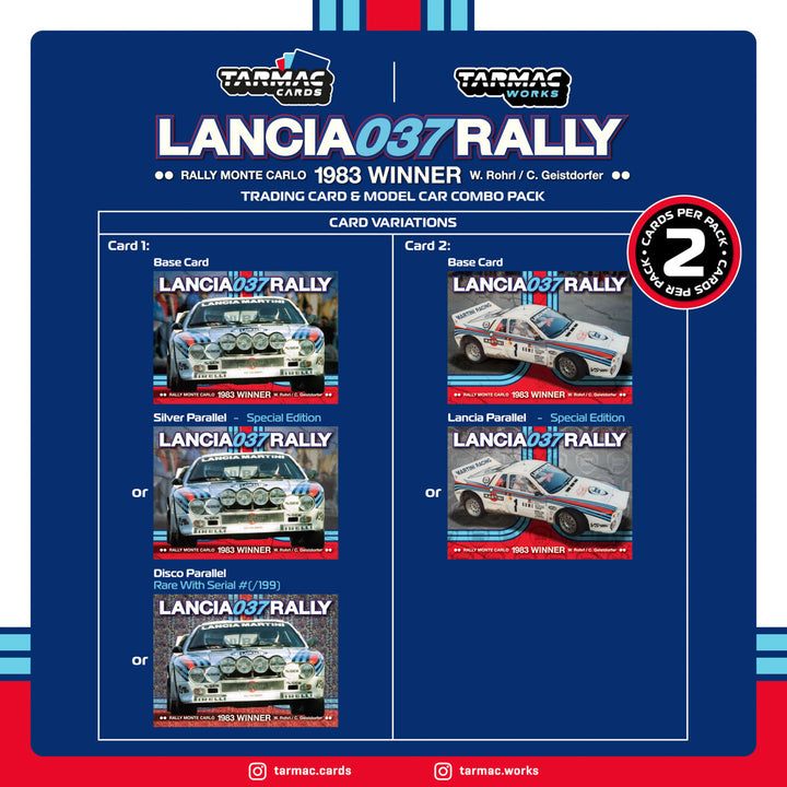 [Preorder] Tarmac Works 1:64 Lancia 037 Rally Rally Monte Carlo 1983 Winner