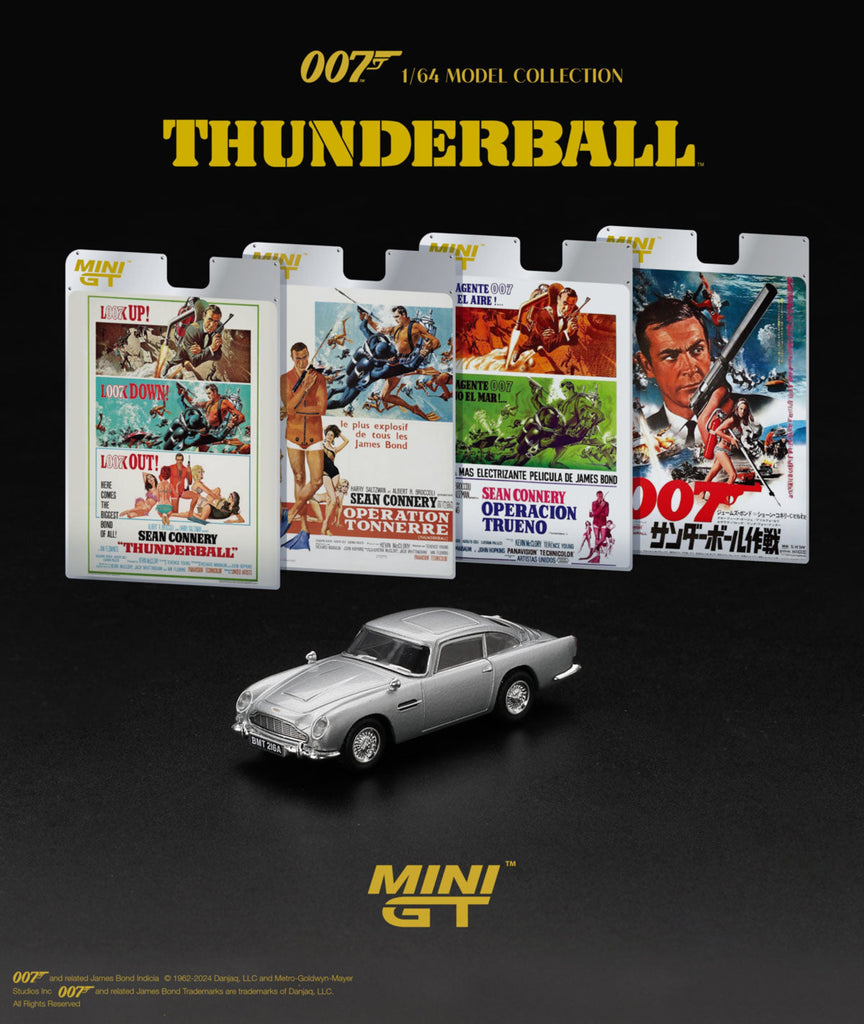 MINI GT Goldfinger&Thunderballミニカー 1724818409964_9002377092743816