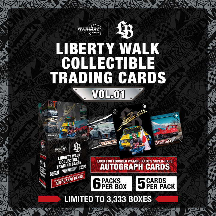 [Preorder] Tarmac Works 1:64 LIBERTY WALK COLLECTIBLE TRADING CARDS VOL.01