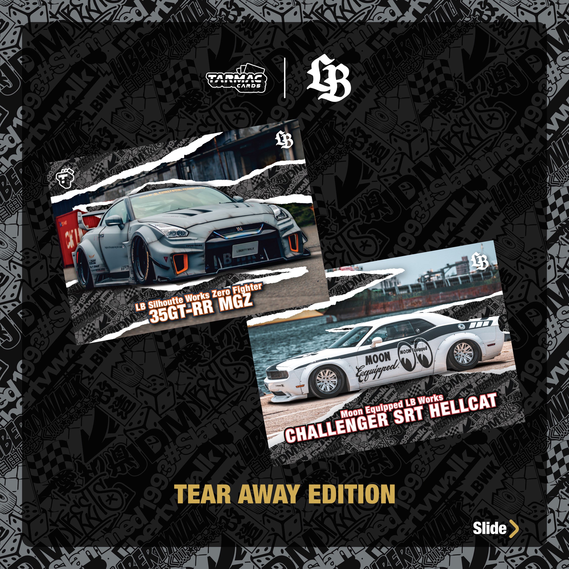 Tarmac Cards 1:64 LIBERTY WALK COLLECTIBLE TRADING CARDS VOL.01 TC