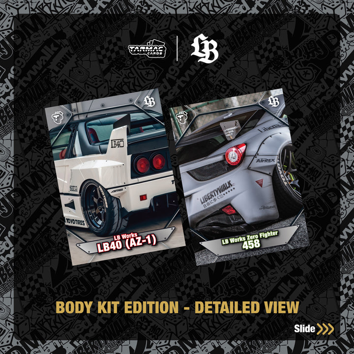 [Preorder] Tarmac Works 1:64 LIBERTY WALK COLLECTIBLE TRADING CARDS VOL.01