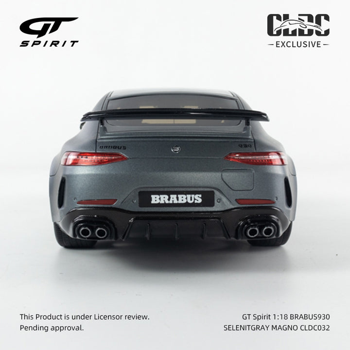 [Preorder] GT Spirit 1:18 BRABUS 930 SELENITGRAY MAGNO CLDC032