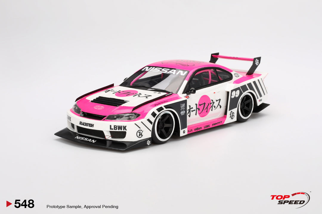 Topspeed 1:18 Nissan SILVIA (S15) LB-Super Silhouette Auto Finesse SEMA 2023 TS0548