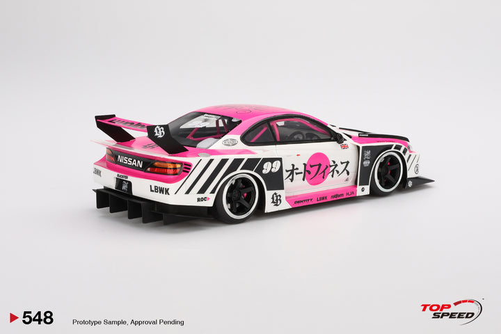 [Preorder] Topspeed 1:18 Nissan SILVIA (S15) LB-Super Silhouette Auto Finesse SEMA 2023