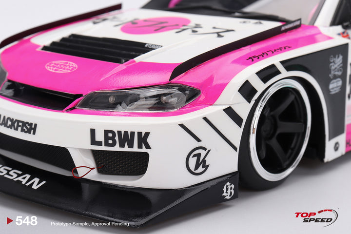 [Preorder] Topspeed 1:18 Nissan SILVIA (S15) LB-Super Silhouette Auto Finesse SEMA 2023