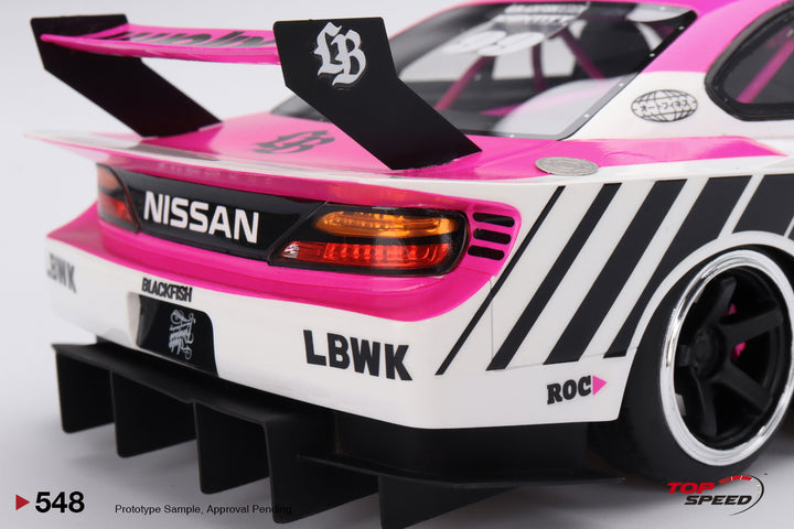 [Preorder] Topspeed 1:18 Nissan SILVIA (S15) LB-Super Silhouette Auto Finesse SEMA 2023