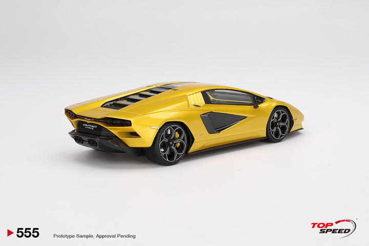 [Preorder] Topspeed 1:18 Lamborghini Countach LPI 800-4 New Giallo Orion TS0555