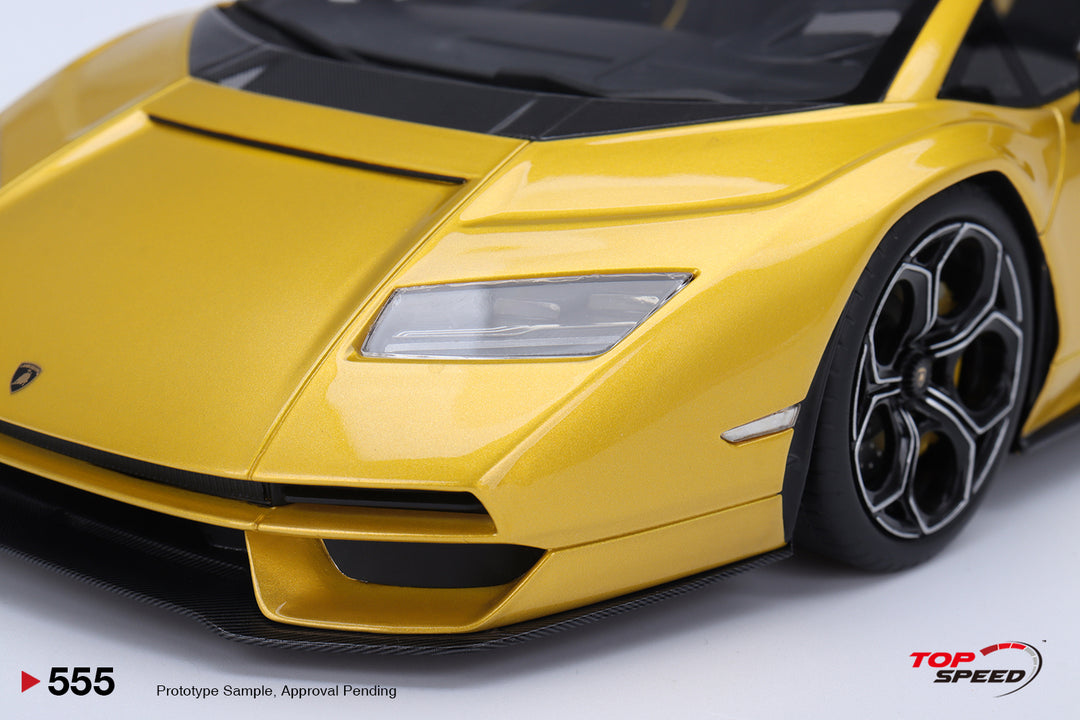 [Preorder] Topspeed 1:18 Lamborghini Countach LPI 800-4 New Giallo Orion TS0555