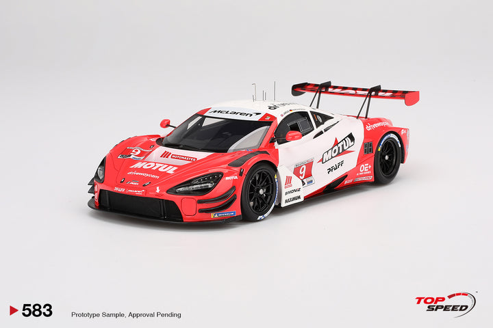 Topspeed 1:18 McLaren 720 GT3 EVO #9Pfaff Motorsport 2024 IMSA Motul Course de Monterey TS0583