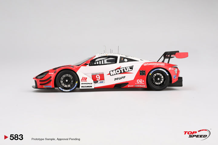 [Preorder] Topspeed 1:18 McLaren 720 GT3 EVO #9Pfaff Motorsport 2024 IMSA Motul Course de Monterey