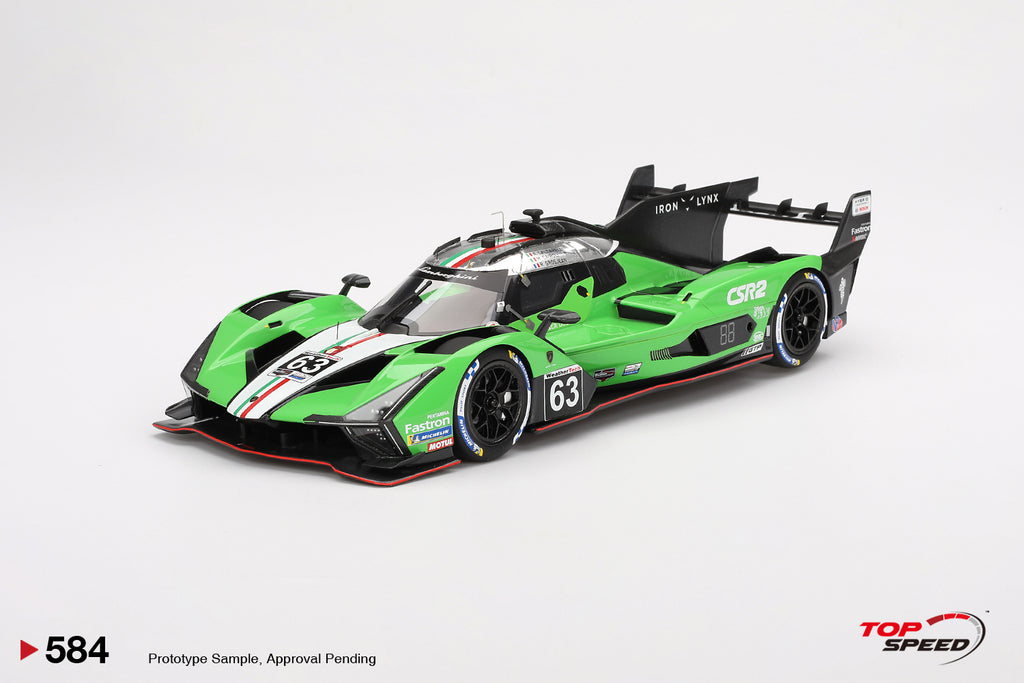 チェリカ Preorder] Topspeed 1:18 Lamborghini SC63 #63 Iron lynx 2024 IMSA