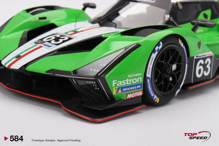 [Preorder] Topspeed 1:18 Lamborghini SC63 #63 Iron lynx 2024 IMSA Sebring 12 Hrs