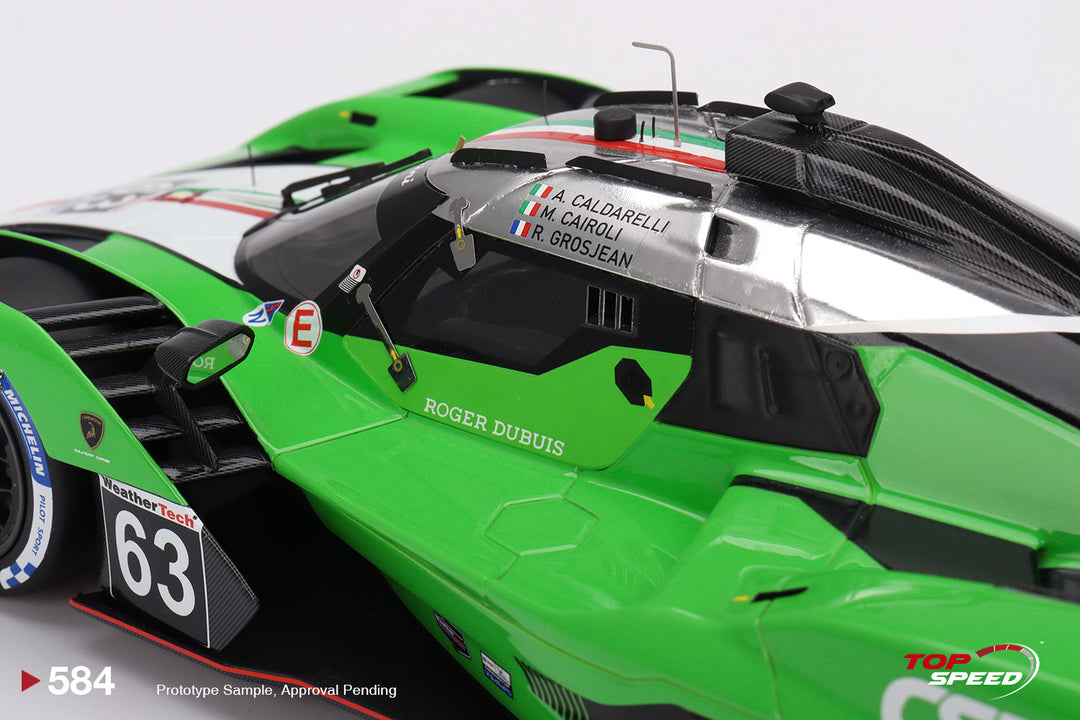 [Preorder] Topspeed 1:18 Lamborghini SC63 #63 Iron lynx 2024 IMSA Sebring 12 Hrs