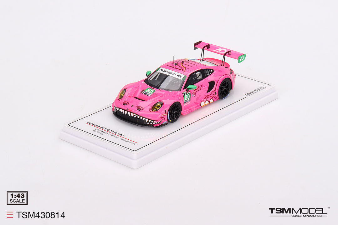 TSM 1:43 Porsche 911 GT3 R #80 AO Racing 2023 IMSA Michelin GT Challenge at VIR TSM430814