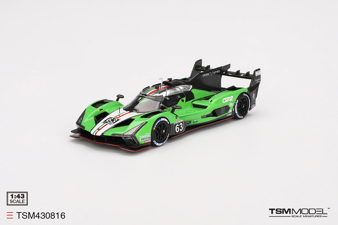 TSM 1:43 Lamborghini SC63 #63 Iron Lynx 2024 IMSA Sebring 12 Hrs TSM430816