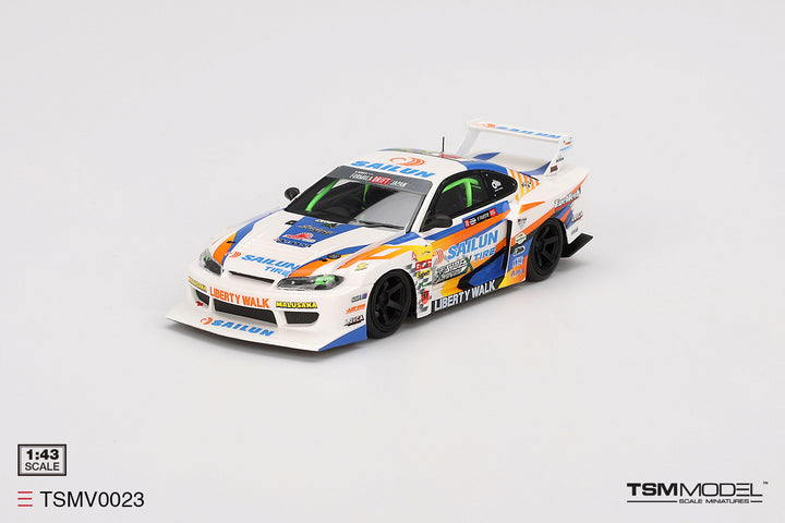 TSM 1:43 Nissan Silvia (S15) LB-Super Silhouette #555 2023 TSMV0023