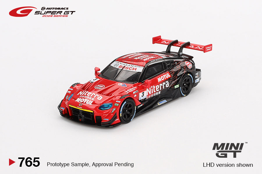 Mini GT 1:64 Nissan Z GT500 #3 "Niterra MOTUL Z" NDDP RACING 2023 SUPER GT SERIES MGT00765-BL