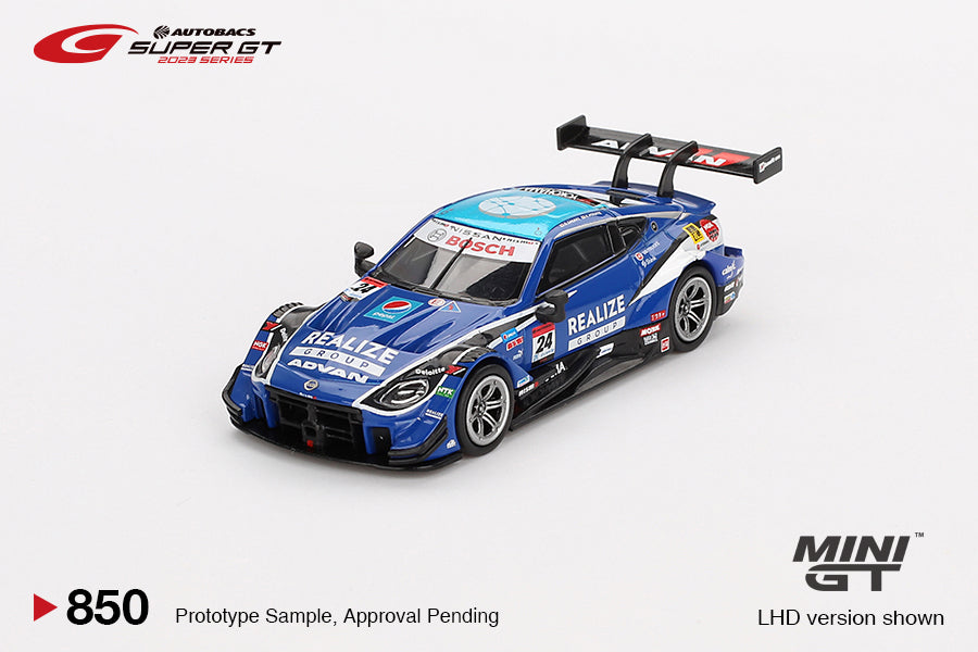 MINI GT 1:64 Nissan Z GT500 #24 "REALIZE CORPORTATION ADVAN Z" KONDO RACING 2023 SUPER GT SERIES MGT00850-BL