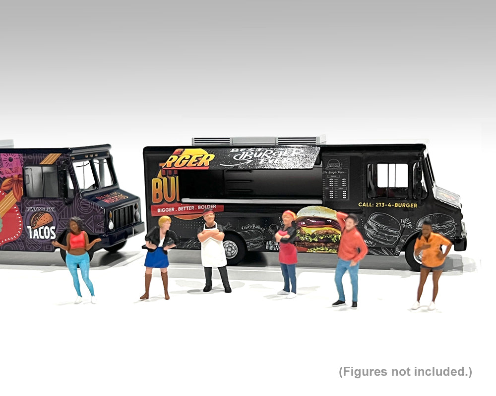 American Diorama 1:64 Food Truck - The Burger Truck AD-70101MJ