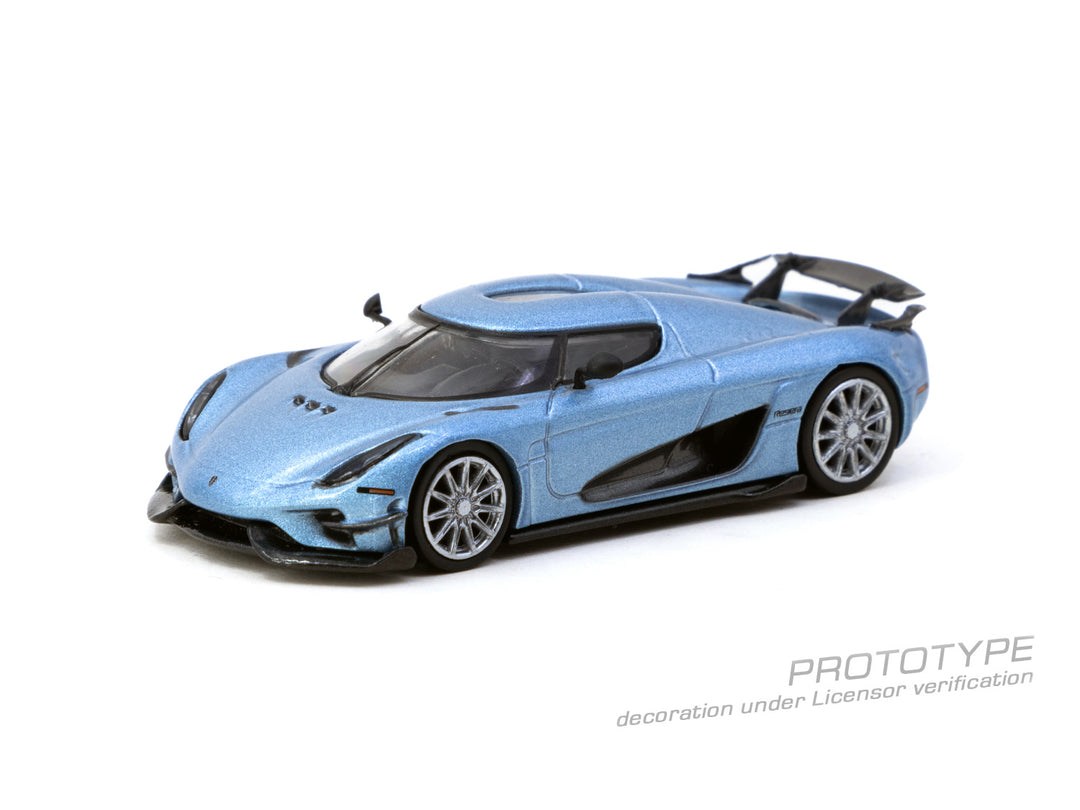 [Preorder] Tarmac Works 1:64 Koenigsegg Regera Light Blue Metallic T64G-TL017-LB