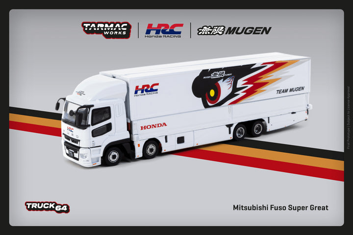 Tarmac Works 1:64 Mitsubishi Fuso Super Great TEAM MUGEN T64T-TL001-MU